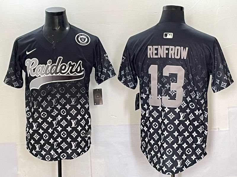 Men 2025 Oakland Raiders 13 Renfrow black Nike Limited NFL Jersey style 036